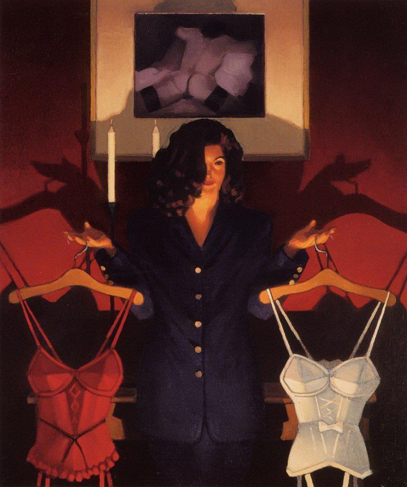 天国か地獄か 最も甘い選択 現代ジャック・ヴェトリアーノ油絵